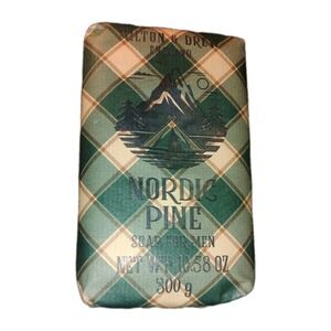 Milton & Drew Bar‎ Soap Nordic Pine for Men England 10.58 oz Very Rare & HTF